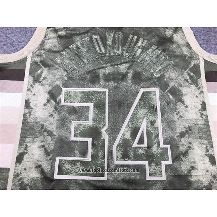 Camiseta Milwaukee Bucks Giannis Antetokounmpo #34 Select Series 2023 Marron